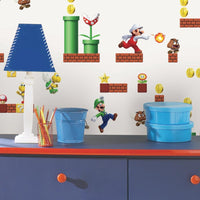 Super Mario Peel and Stick Wallpaper Peel and Stick Wallpaper RoomMates   