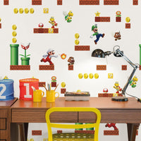 Super Mario Peel and Stick Wallpaper Peel and Stick Wallpaper RoomMates   