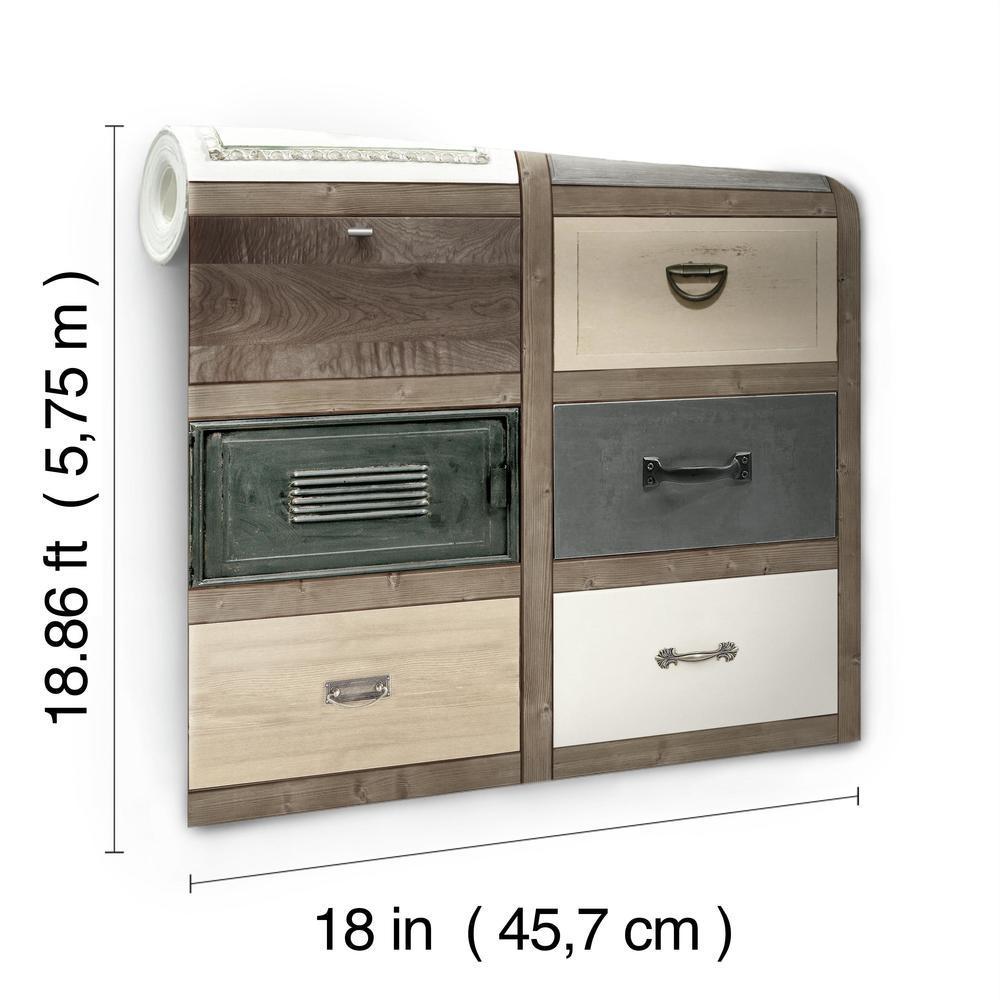 Drawer Peel and Stick Wallpaper Peel and Stick Wallpaper RoomMates   