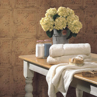 Tin Tile Peel and Stick Wallpaper Peel and Stick Wallpaper RoomMates   