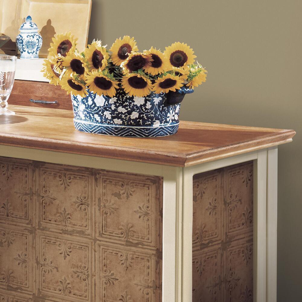 Tin Tile Peel and Stick Wallpaper Peel and Stick Wallpaper RoomMates   