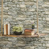 Stone Peel and Stick Wallpaper Peel and Stick Wallpaper RoomMates   