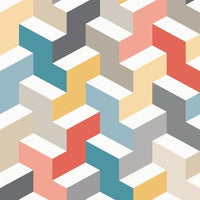 3D Steps Peel and Stick Wallpaper Peel and Stick Wallpaper RoomMates Roll  