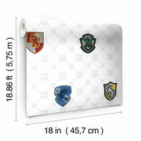 Harry Potter House Crest Peel and Stick Wallpaper Peel and Stick Wallpaper RoomMates   