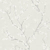 Cherry Blossom Peel and Stick Wallpaper Peel and Stick Wallpaper RoomMates Roll Pearl 