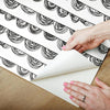Doodle Scallop Peel and Stick Wallpaper Peel and Stick Wallpaper RoomMates   