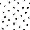 X Marks the Spot Peel and Stick Wallpaper Peel and Stick Wallpaper RoomMates Roll Black 