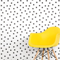 X Marks the Spot Peel and Stick Wallpaper Peel and Stick Wallpaper RoomMates   