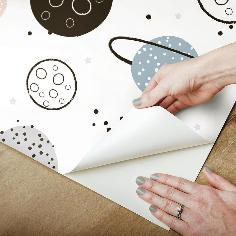 Planets Peel and Stick Wallpaper Peel and Stick Wallpaper RoomMates   