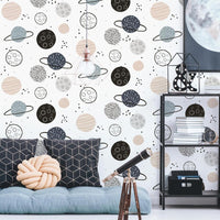 Planets Peel and Stick Wallpaper Peel and Stick Wallpaper RoomMates   