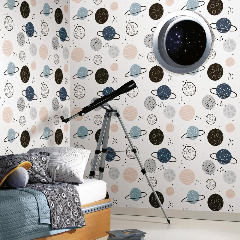 Planets Peel and Stick Wallpaper Peel and Stick Wallpaper RoomMates   