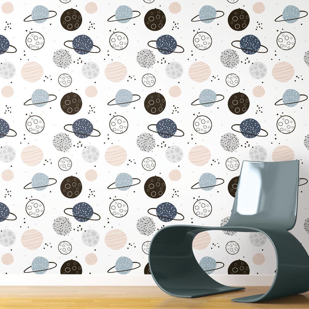 Planets Peel and Stick Wallpaper Peel and Stick Wallpaper RoomMates   