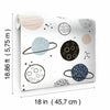 Planets Peel and Stick Wallpaper Peel and Stick Wallpaper RoomMates   