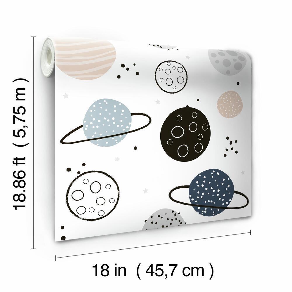 Planets Peel and Stick Wallpaper Peel and Stick Wallpaper RoomMates   