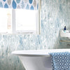 Blue Satellite Seas Peel and Stick Wallpaper Peel and Stick Wallpaper RoomMates   
