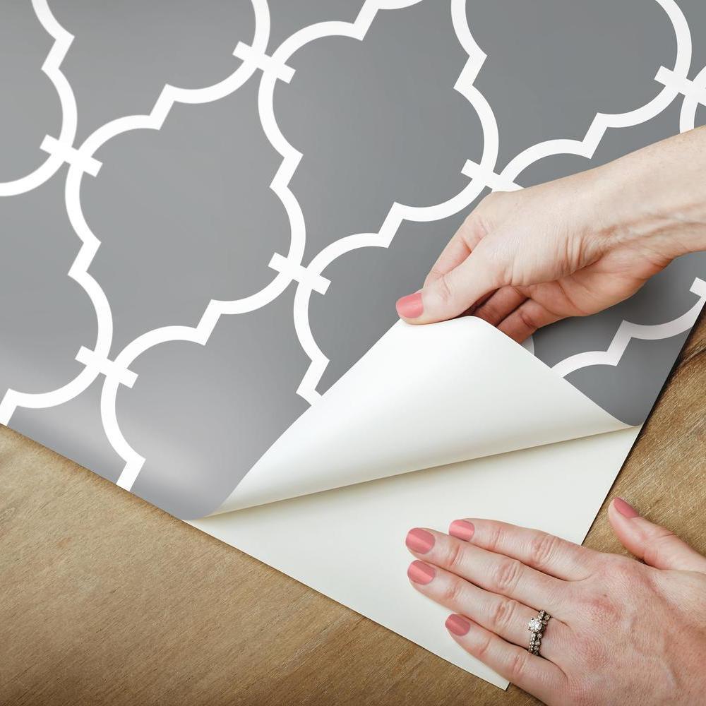 Modern Trellis Peel and Stick Wallpaper Peel and Stick Wallpaper RoomMates   
