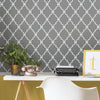 Modern Trellis Peel and Stick Wallpaper Peel and Stick Wallpaper RoomMates   