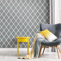 Modern Trellis Peel and Stick Wallpaper Peel and Stick Wallpaper RoomMates   