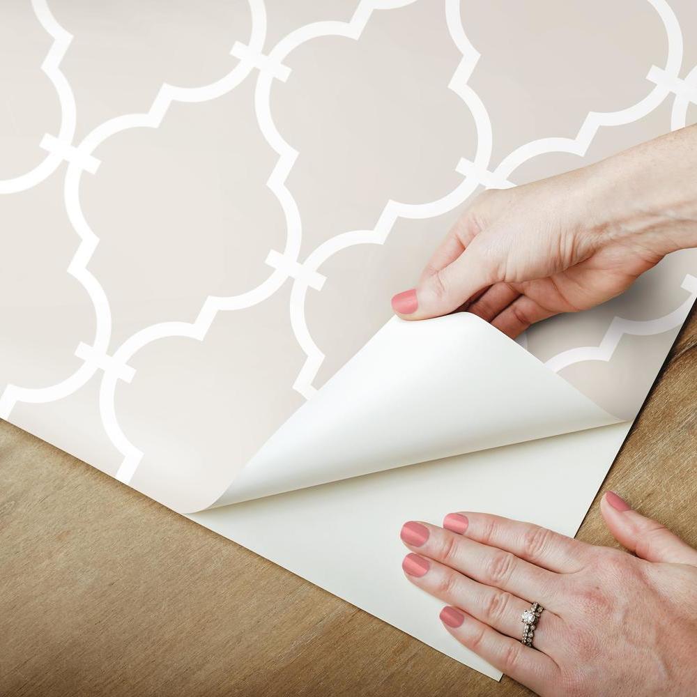Modern Trellis Peel and Stick Wallpaper Peel and Stick Wallpaper RoomMates   