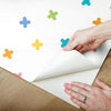 X Marks the Spot Peel and Stick Wallpaper Peel and Stick Wallpaper RoomMates   