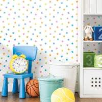 X Marks the Spot Peel and Stick Wallpaper Peel and Stick Wallpaper RoomMates   