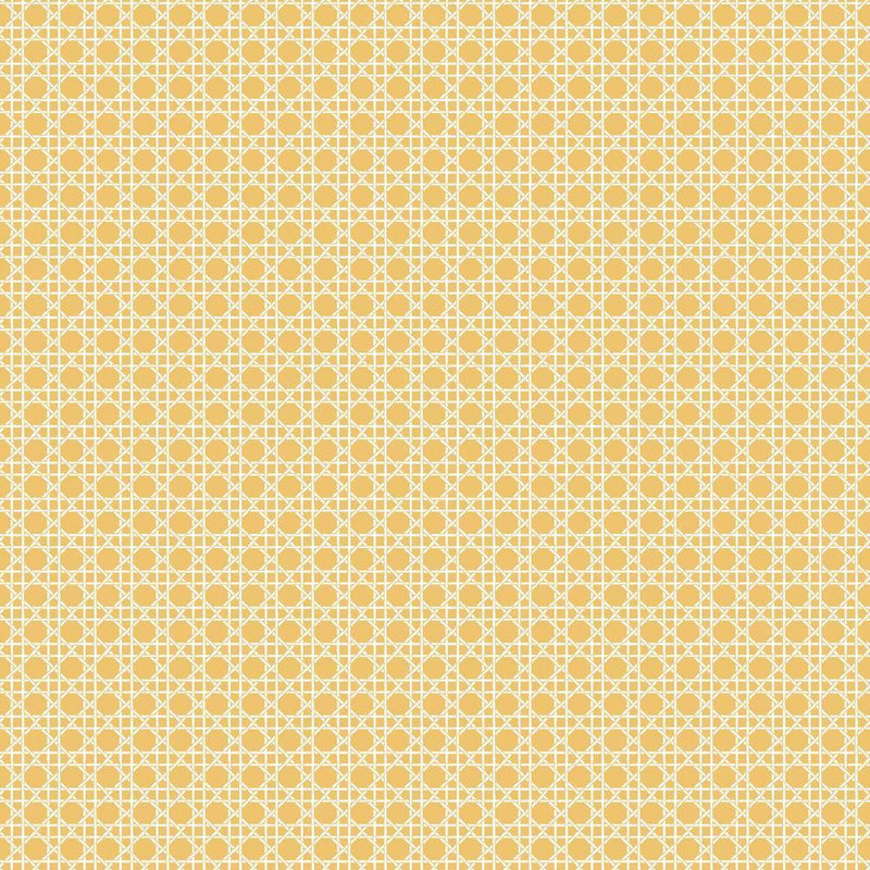 Caning Peel and Stick Wallpaper Peel and Stick Wallpaper RoomMates Roll Yellow 