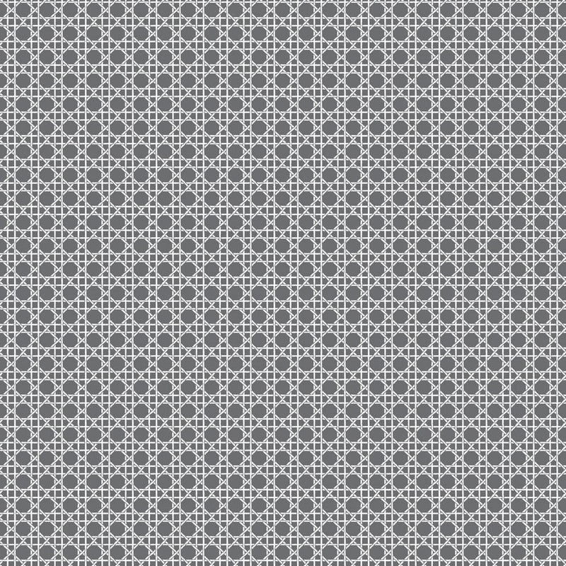 Caning Peel and Stick Wallpaper Peel and Stick Wallpaper RoomMates Roll Gray 