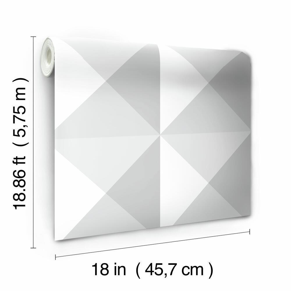 Origami Peel and Stick Wallpaper Peel and Stick Wallpaper RoomMates   