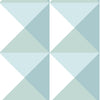 Origami Peel and Stick Wallpaper Peel and Stick Wallpaper RoomMates Roll Blue 