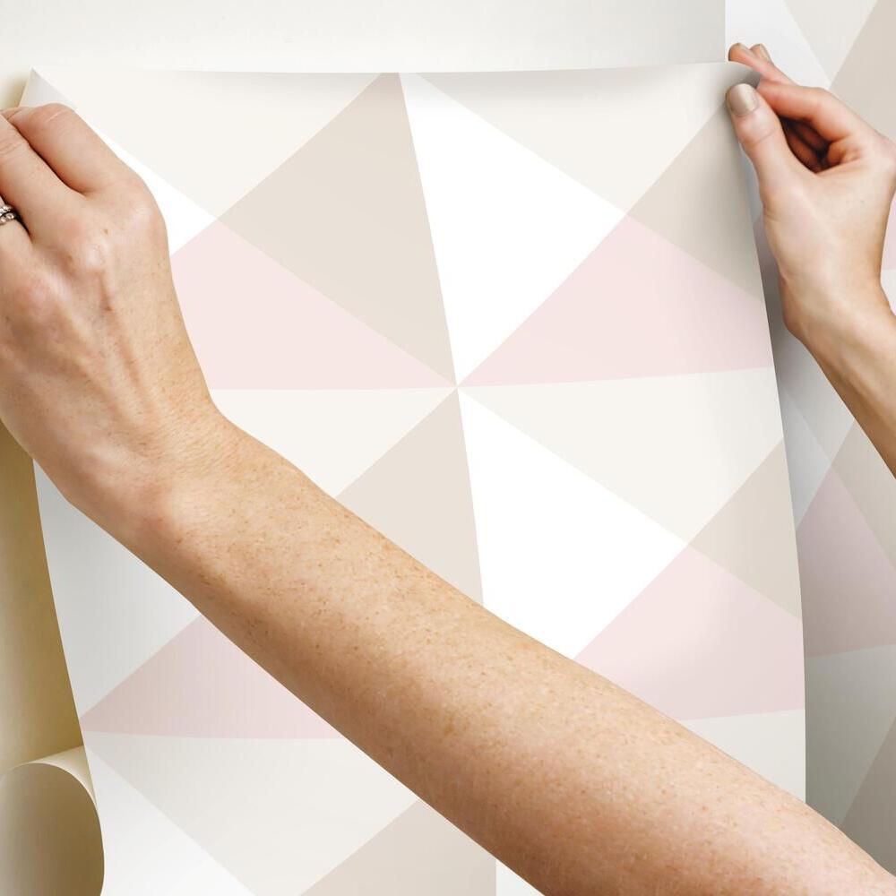 Origami Peel and Stick Wallpaper Peel and Stick Wallpaper RoomMates   