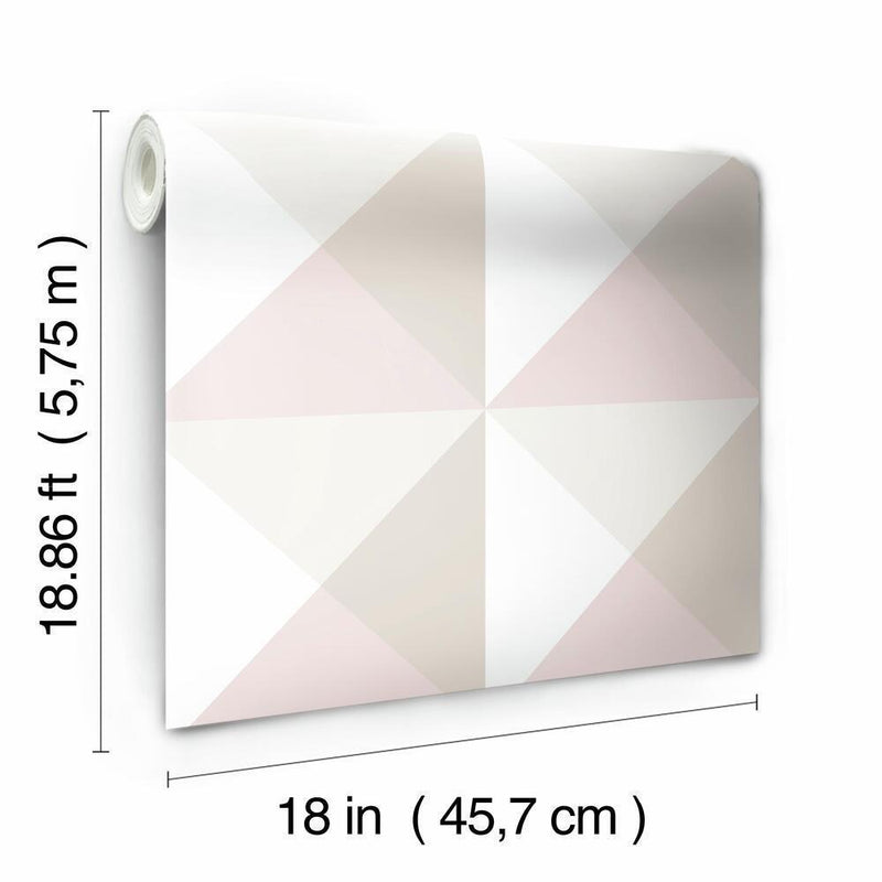 Origami Peel and Stick Wallpaper Peel and Stick Wallpaper RoomMates   