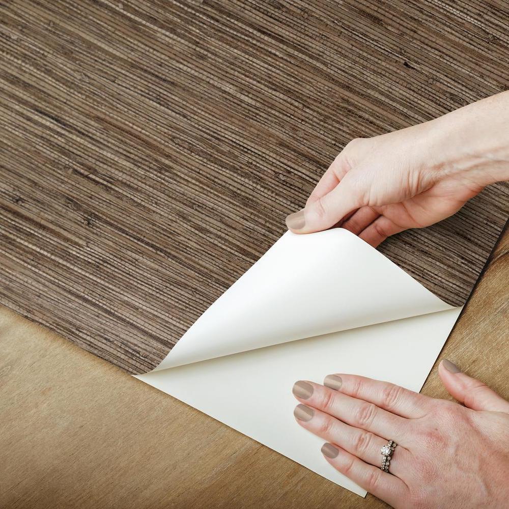 Faux Grasscloth Peel and Stick Wallpaper Peel and Stick Wallpaper RoomMates   