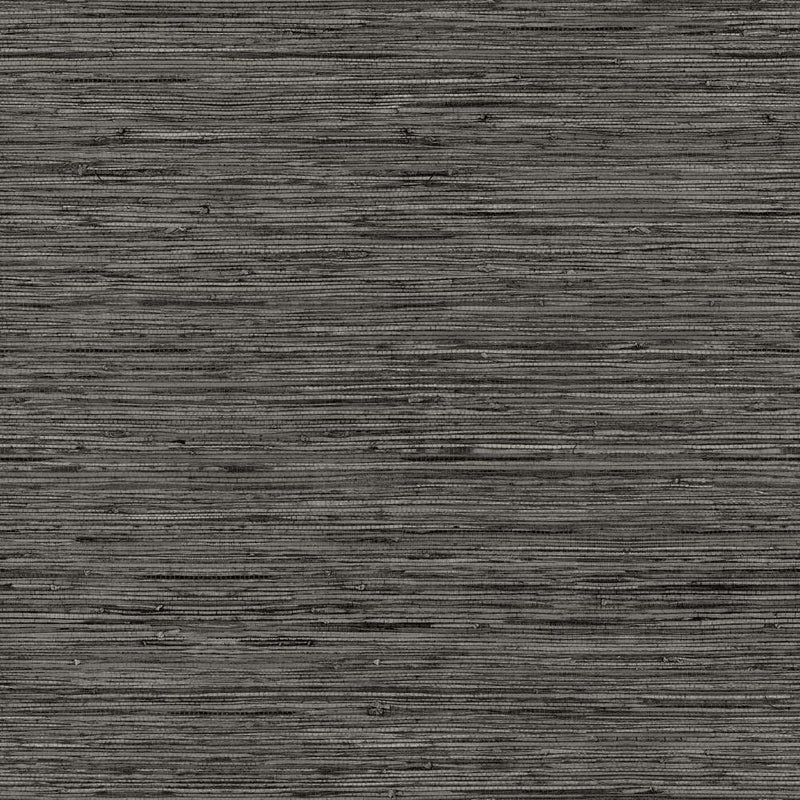 Faux Grasscloth Peel and Stick Wallpaper Peel and Stick Wallpaper RoomMates Roll Dark Gray 