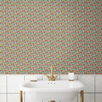 Floral Ditzy Vine Peel and Stick Wallpaper Peel and Stick Wallpaper RoomMates   