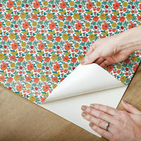 Floral Ditzy Vine Peel and Stick Wallpaper Peel and Stick Wallpaper RoomMates   