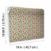 Floral Ditzy Vine Peel and Stick Wallpaper Peel and Stick Wallpaper RoomMates   
