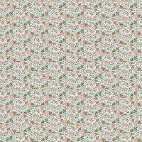 Floral Ditzy Vine Peel and Stick Wallpaper Peel and Stick Wallpaper RoomMates Sample Pink 