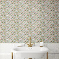 Floral Ditzy Vine Peel and Stick Wallpaper Peel and Stick Wallpaper RoomMates   