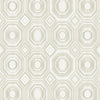 Bee's Knees Peel and Stick Wallpaper Peel and Stick Wallpaper RoomMates Roll Beige 