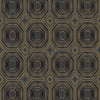 Bee's Knees Peel and Stick Wallpaper Peel and Stick Wallpaper RoomMates Roll Black 