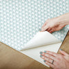 3D Petite Hexagons Peel and Stick Wallpaper Peel and Stick Wallpaper RoomMates   