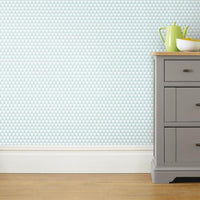 3D Petite Hexagons Peel and Stick Wallpaper Peel and Stick Wallpaper RoomMates   