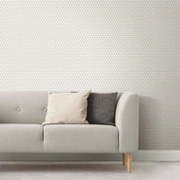 3D Petite Hexagons Peel and Stick Wallpaper Peel and Stick Wallpaper RoomMates   