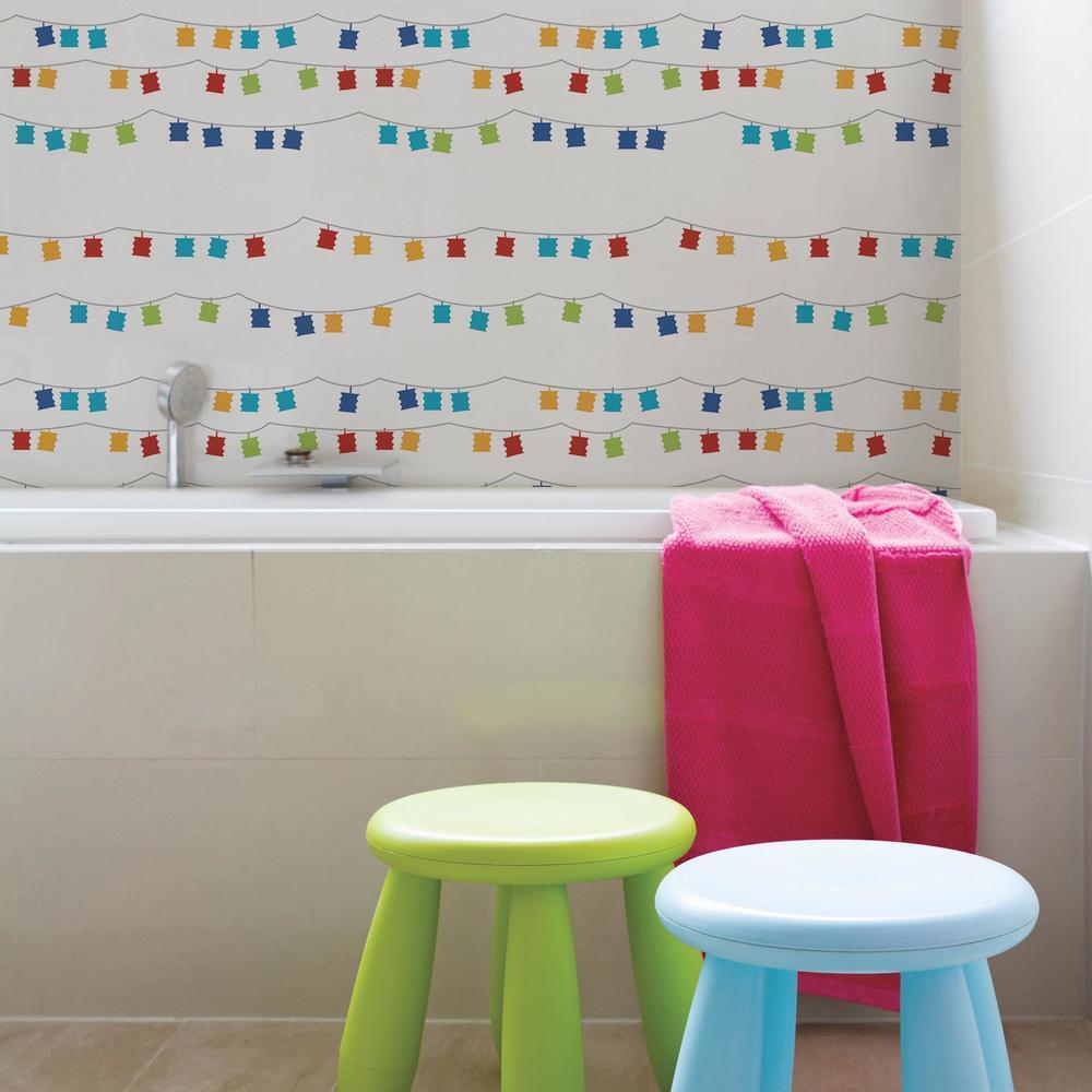 Lanterns Peel and Stick Wallpaper Peel and Stick Wallpaper RoomMates   