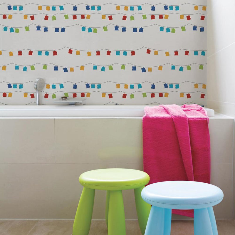 Lanterns Peel and Stick Wallpaper Peel and Stick Wallpaper RoomMates   