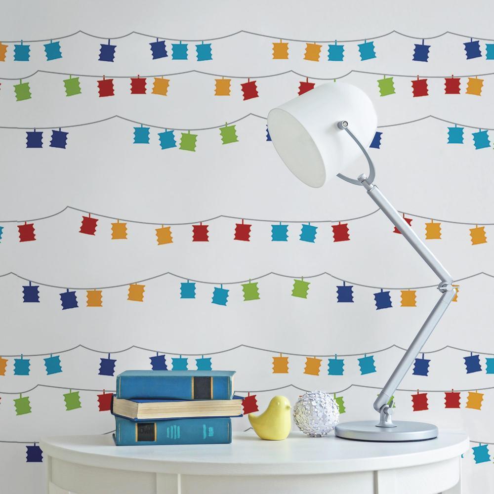 Lanterns Peel and Stick Wallpaper Peel and Stick Wallpaper RoomMates   