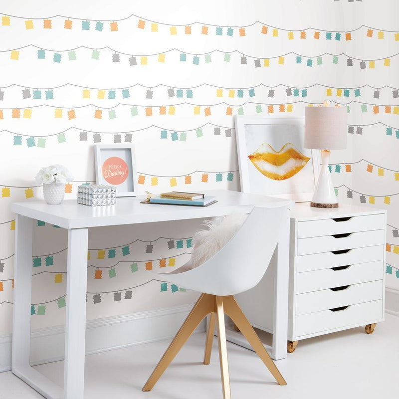 Lanterns Peel and Stick Wallpaper Peel and Stick Wallpaper RoomMates   