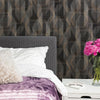 Debonair Geometric Peel and Stick Wallpaper Peel and Stick Wallpaper RoomMates   