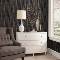 Debonair Geometric Peel and Stick Wallpaper Peel and Stick Wallpaper RoomMates   