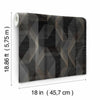 Debonair Geometric Peel and Stick Wallpaper Peel and Stick Wallpaper RoomMates   